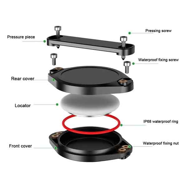 Waterproof AirTag Dog Collar Holder