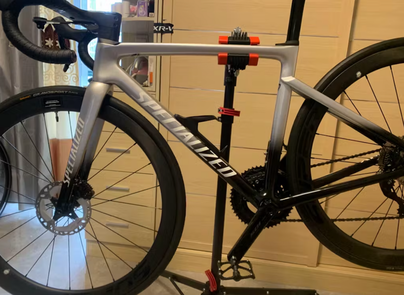 Specialized bicycle with tracker